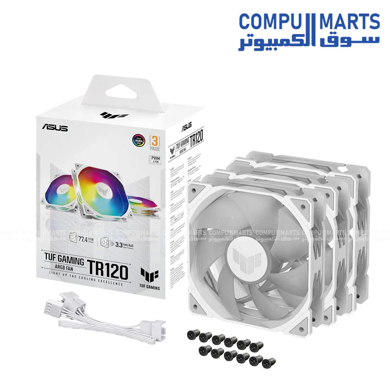 ASUS TUF Gaming TR120 ARGB FAN - Image 2