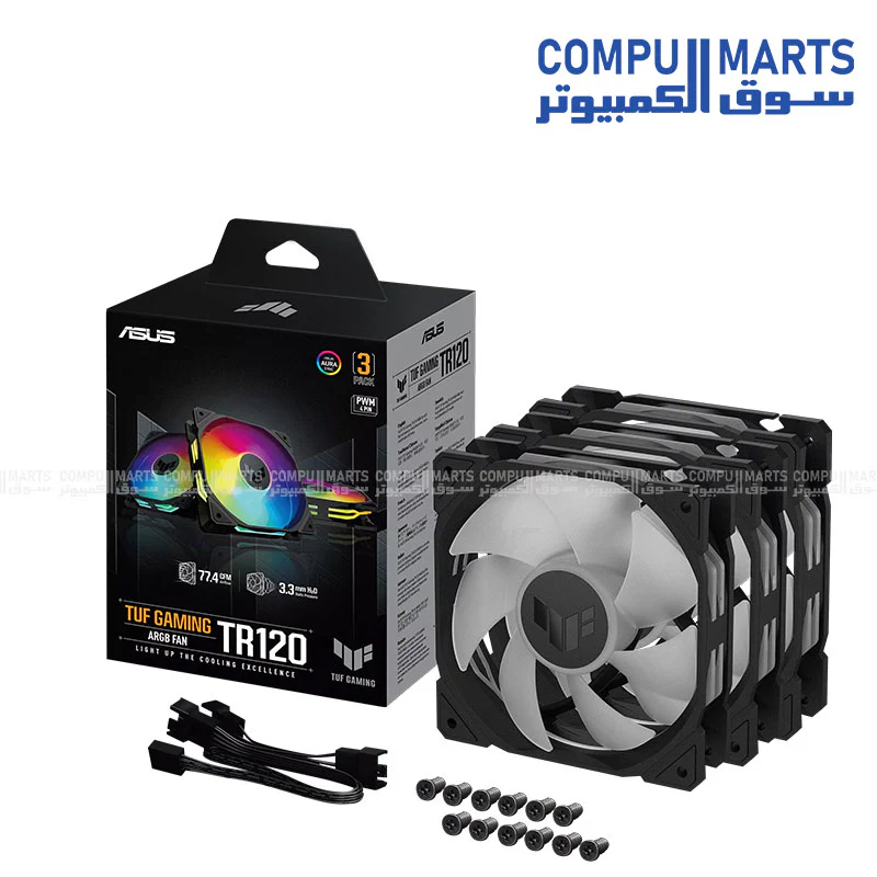 ASUS TUF Gaming TR120 ARGB FAN - Image 9