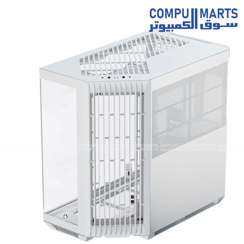APNX V1 Mid-Tower Case – ATX/Micro-ATX/Mini-ITX – Black / White - Image 3