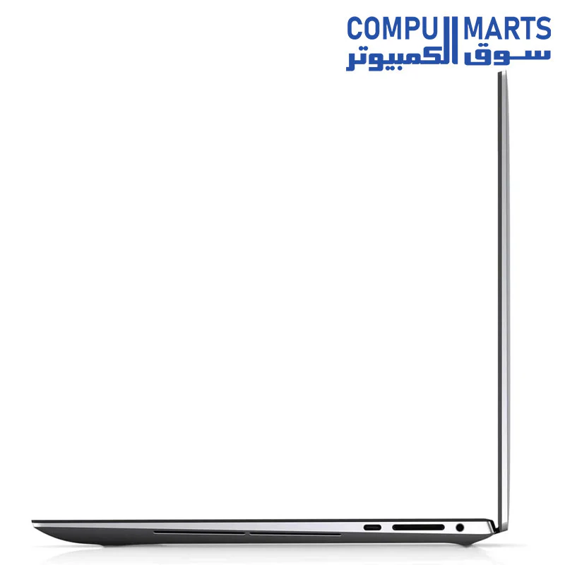 USED Dell Precision 5550- Xeon W-10855M LAPTOP - 32GB Ram DDR4 - SSD 256 GB NVme + SSD 512 GB NVme - Nvidia Quadro T1000 4GB-SCREEN 15.6" UltraSharp FHD+ IGZO4, 1 920x1200, 100% sRGB, Titan Gray w/ IR Camera - Image 3