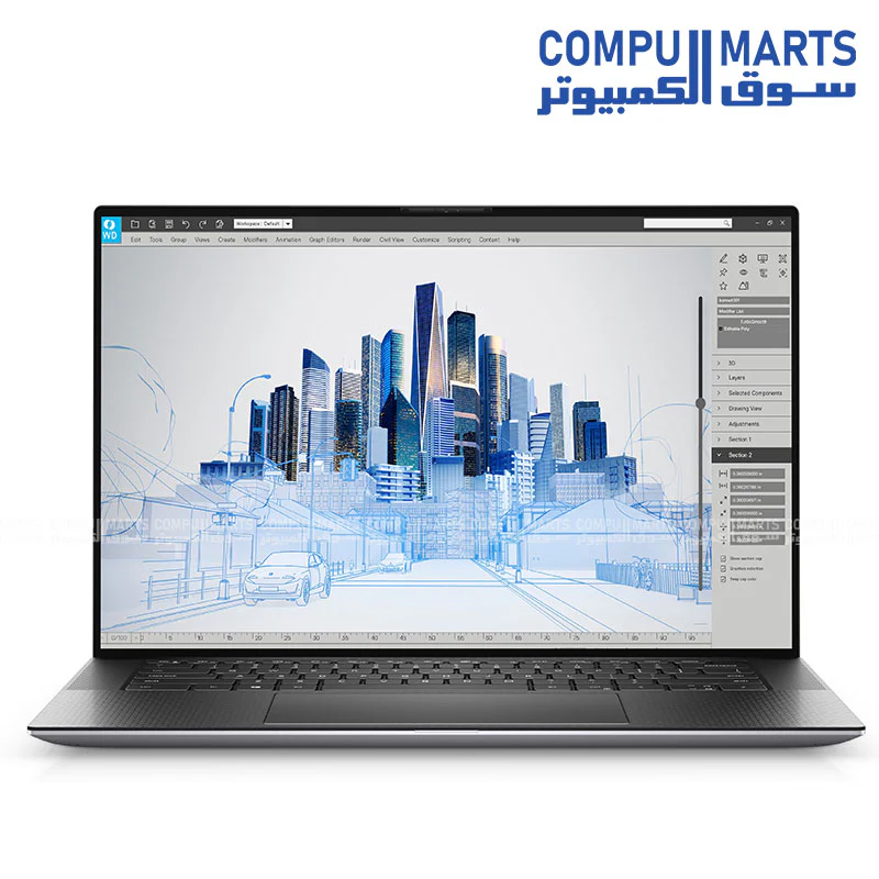 USED Dell Precision 5560 – Intel Core i9-11950H – 64GB RAM – 512GB NVMe SSD – NVIDIA Quadro RTX A2000 – 15.6" FHD+ Display - Image 2