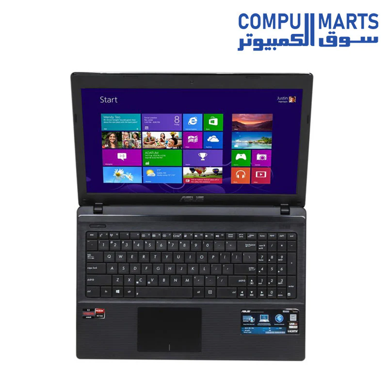USED LAPTOP ASUS A53U CPU AMD E2, Ram 4, SSD 120, HDD 500, VGA AMD Graphics 15,6 INCH - Image 6