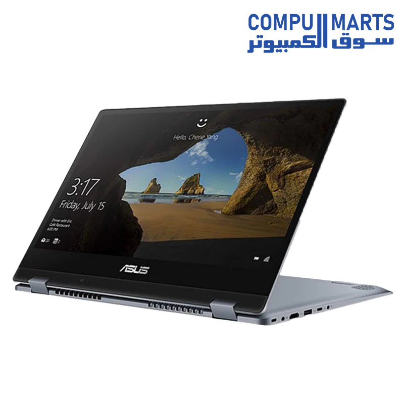 USED LAPTOP ASUS Vivobook Flip 14 TP412FA- Intel Core i3-10110U - 8GB - 256GB SSD - Intel UHD Graphics - 14.0" FHD - WIN 11 - Star Grey - Image 2