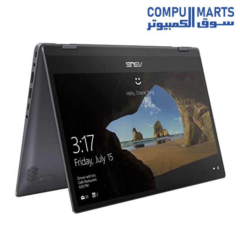 USED LAPTOP ASUS Vivobook Flip 14 TP412FA- Intel Core i3-10110U - 8GB - 256GB SSD - Intel UHD Graphics - 14.0" FHD - WIN 11 - Star Grey - Image 3