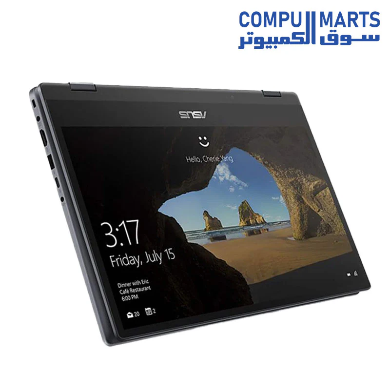 USED LAPTOP ASUS Vivobook Flip 14 TP412FA- Intel Core i3-10110U - 8GB - 256GB SSD - Intel UHD Graphics - 14.0" FHD - WIN 11 - Star Grey - Image 4