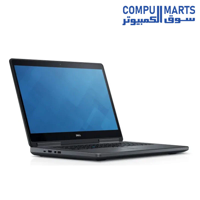 USED LAPTOP Dell Precision 7720 Workstation Laptop 17.3″ FHD (1920×1080), Intel Core i7-7820HQ, AMD Radeon PRO WX 4130 2GB GPU, 16GB RAM, 256GB SSD - Image 2