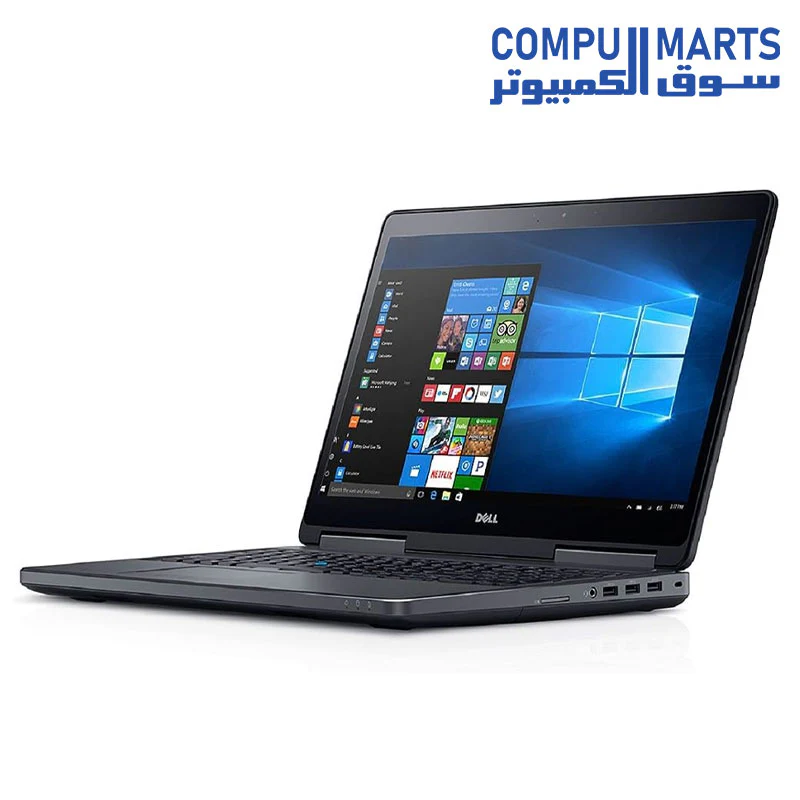 USED LAPTOP Dell precision 7720 Xeon E3-1535M V6 16GB Ram 512GB SSD AMD PRO WX 7100 8GB 17.3″ Inch FHD - Image 3