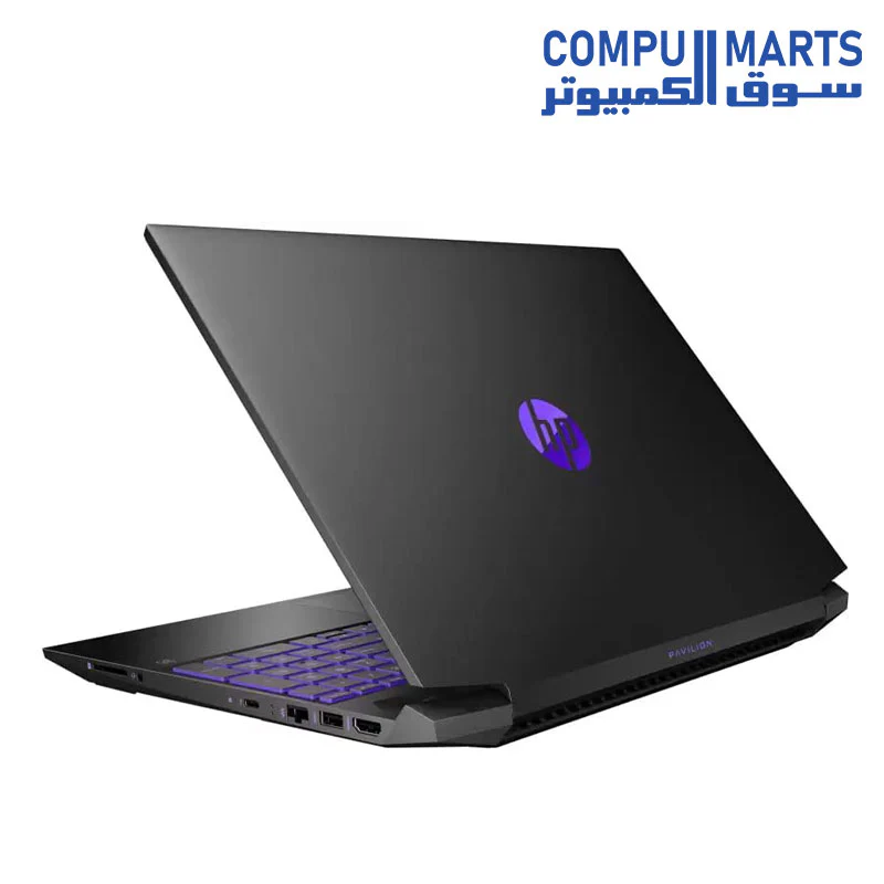 USED LAPTOP HP Pavilion Gaming Laptop AMD Ryzen 5 5600H Processor 15.6 inch(39.6cm) FHD Gaming Laptop (8GB RAM/512GB SSD/144 Hz/Windows 10 Home/NVIDIA GTX 1650 4GB/Shadow Black/1.98 kg) - Image 2