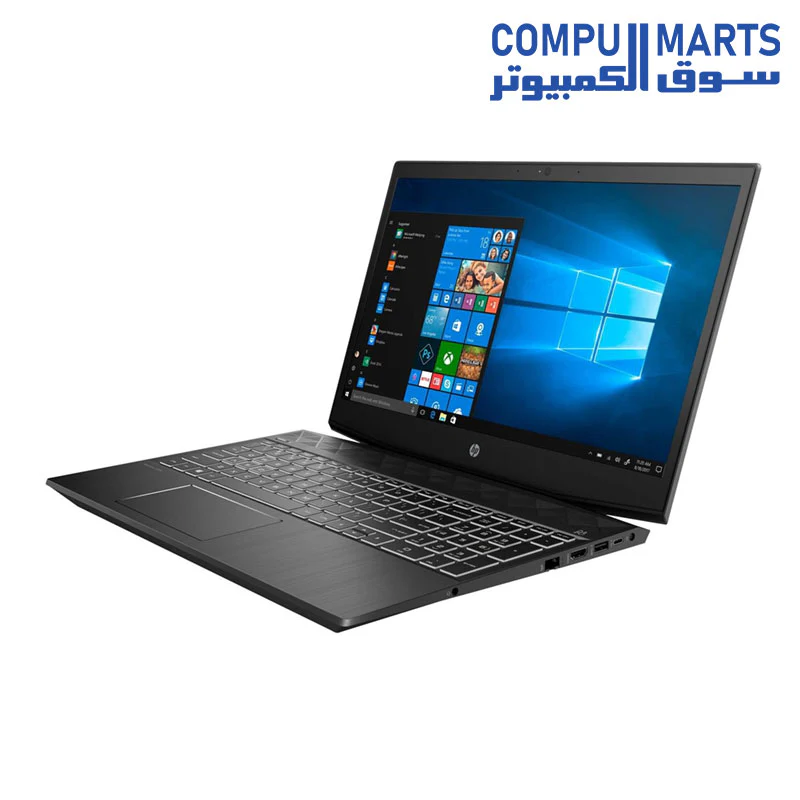 USED LAPTOP HP Pavilion Gaming 15.6-inch Laptop, Intel Core i5-8300H Processor, NVIDIA GeForce GTX 1050 4 GB, 16GB RAM, SSD 512 , Windows 10 Home (cx0599sa, Black) - Image 2