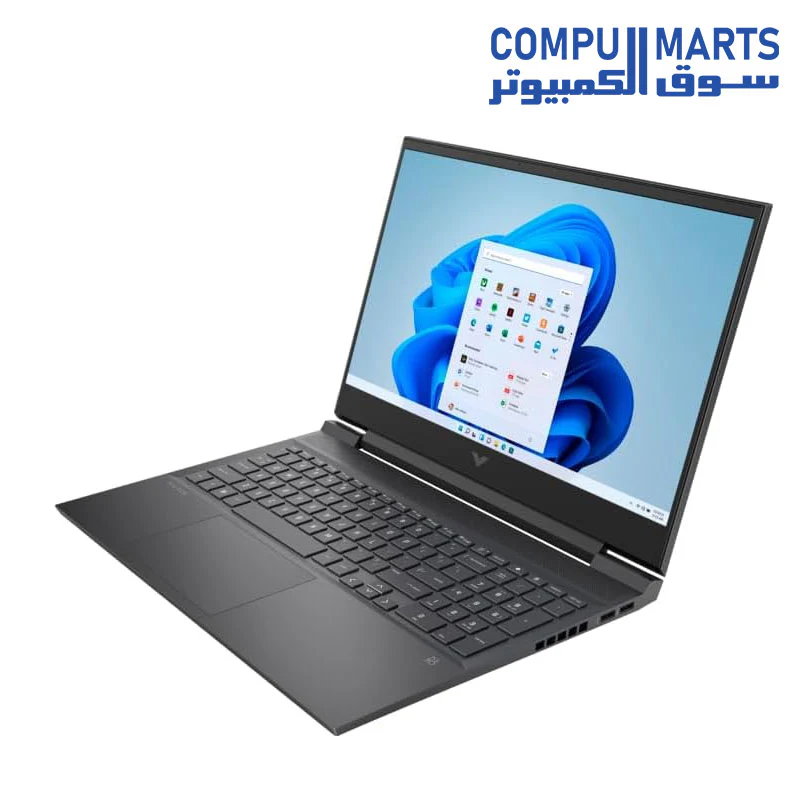 USED LAPTOP HP Victus - 12th i5-12450H 8-Cores, 8 GB RAM, 512 GB SSD, Nvidia GeForce GTX 1650 4 GB GDDR6 Graphics, 15.6" FHD (1920x1080) 144 Hz, Backlit Keyboard, Windows 11 - Mica Silver - Image 2