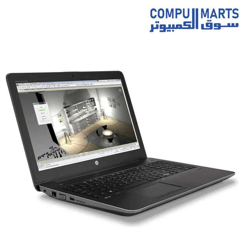 USED LAPTOP HP ZBook 15 G4- i5 7440HQ- ram 16- SSD 256- intel UHD graphics - Image 2