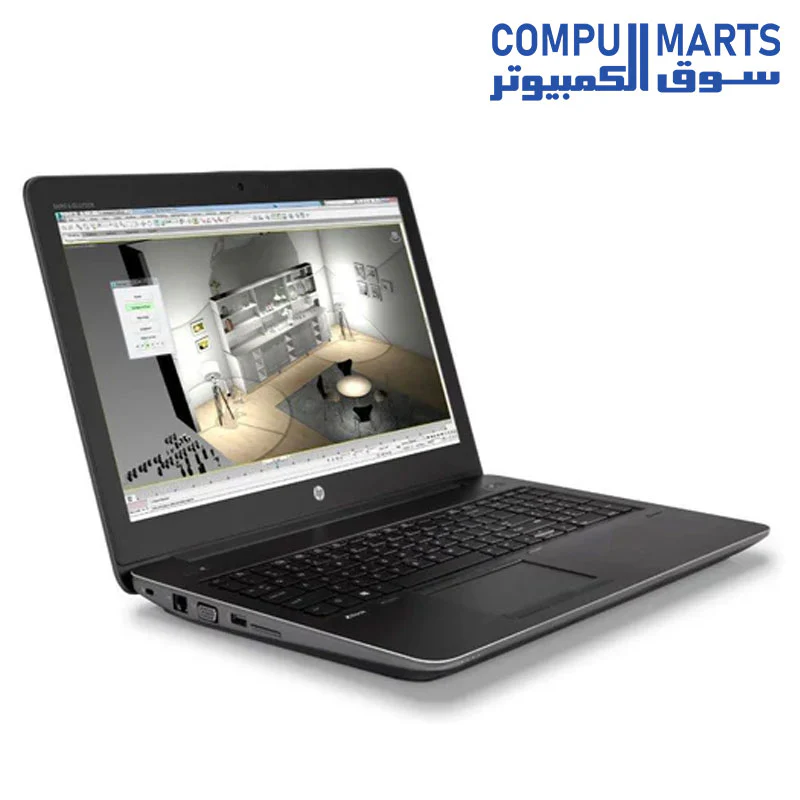 Used Laptop HP ZBook 15 G4 Mobile Workstation Intel Core i7-7820HQ -Ram 32GB DDR4 - M.2 512GB SSD - GPU NVIDIA 4G M2200 - 15.6 Inch FHD - Image 2