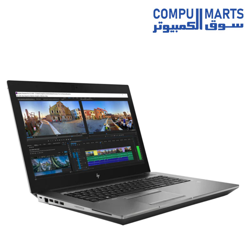 USED LAPTOP HP ZBook 17 G5 W10P-64 i7-8850H - 32GB (2x16GB) DDR4 2666- SSD 512 - 17.3 FHD NVIDIA Quadro P3200 6GB NIC WLAN BT ODD FPR No-Cam No-NFC Nootbook - Image 2