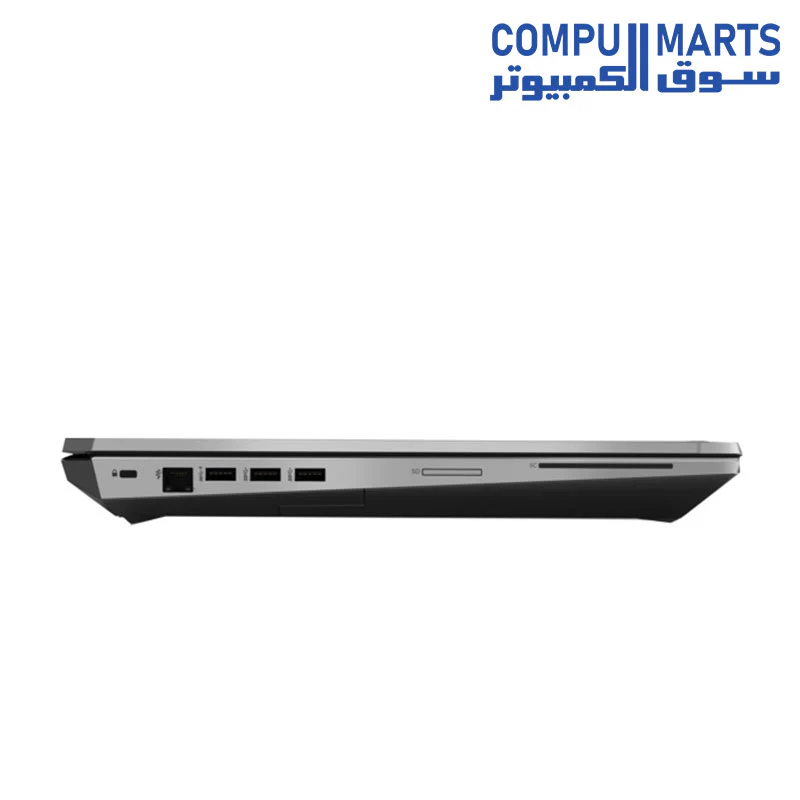 USED LAPTOP HP ZBook 17 G5 W10P-64 i7-8850H - 32GB (2x16GB) DDR4 2666- SSD 512 - 17.3 FHD NVIDIA Quadro P3200 6GB NIC WLAN BT ODD FPR No-Cam No-NFC Nootbook - Image 3