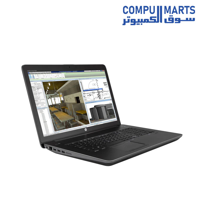 USED LAPTOP HP ZBOOK G3 17 I7-6700HQ RAM 16G SSD 512 GPU NVIDIA M2000 4G 17.3 FHD - Image 2
