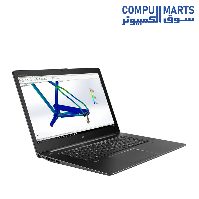 USED LAPTOP Hp Zbook Studio G4 I7-7820HQ RAM 32G SSD 512 M.2 Nvidia Quadro M1200 4G 15.6 FHD - Image 2