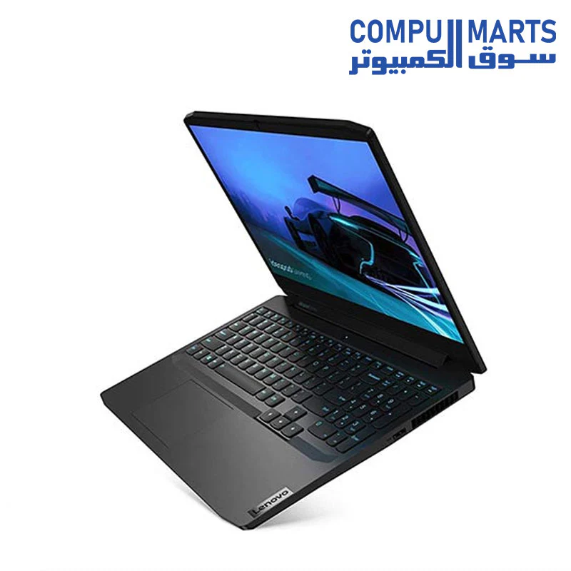 USED LAPTOP Lenovo- Gaming 3 (Intel Core I7-10750H – 16GB – 1TB+256GBSSD – NVIDIA GeForce GTX 1650TI 4GB – 15.6″ HD) Black - Image 2