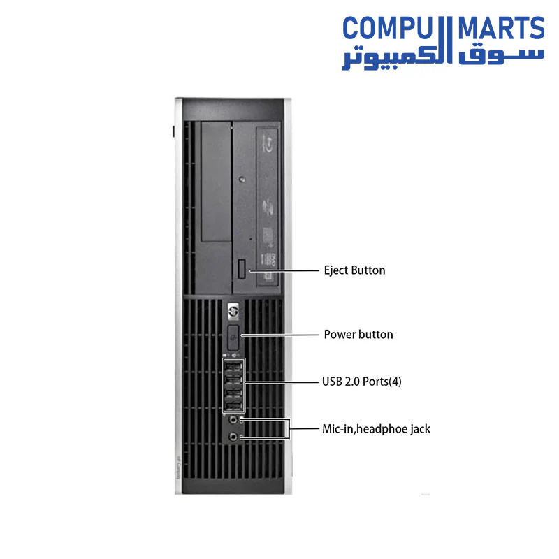 USED PC HP ELITE DESK DESKTOP  8200/6200 CORE I5-2400 6M Cache, up to 3.40 GHz RAM 4GB DDR3 HDD 500GB - Image 3