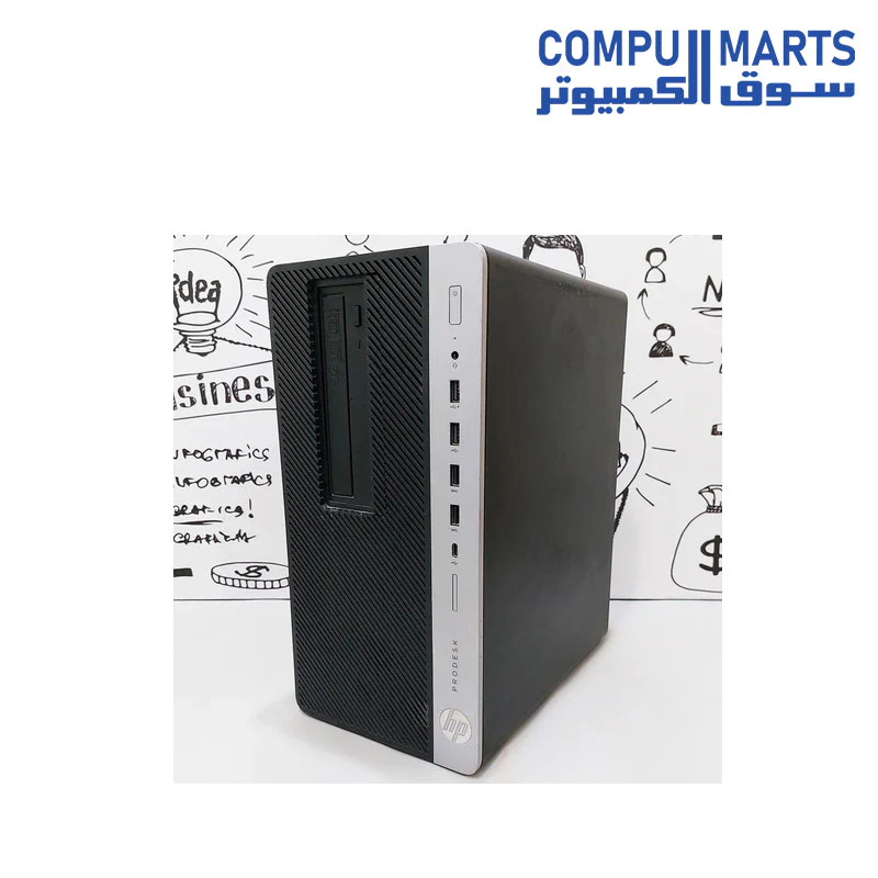 USED PC HP ELITE RESK 800 G3 TOWER CORE I7-6700 Clockspeed: 3.4 GHz Turbo Speed: 4.0 GHz RAM 8G DDR4 HDD 500G - Image 2