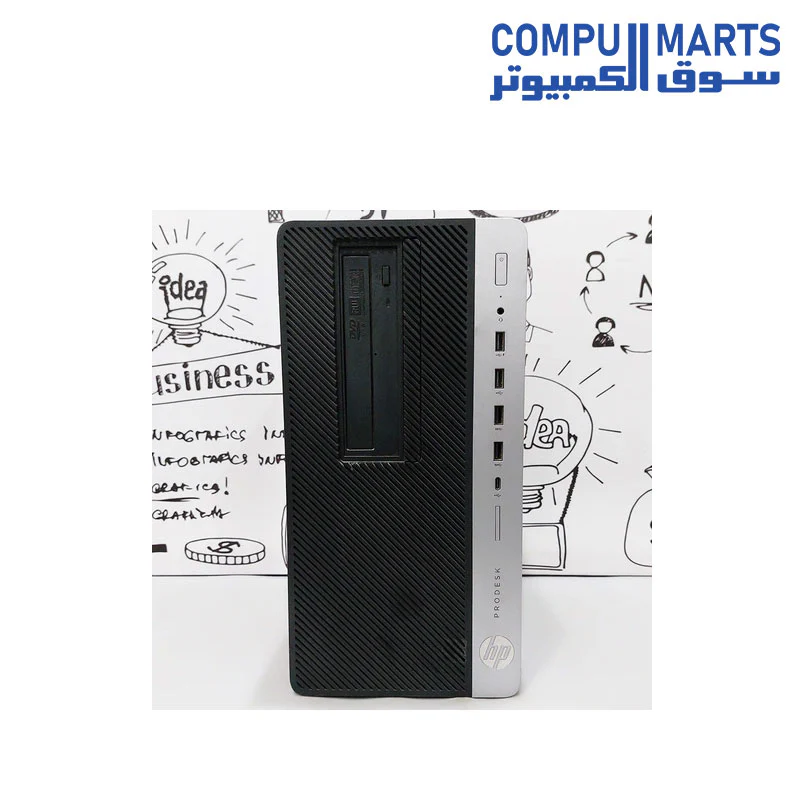 USED PC HP ELITE RESK 800 G3 TOWER CORE I7-6700 Clockspeed: 3.4 GHz Turbo Speed: 4.0 GHz RAM 8G DDR4 HDD 500G - Image 3