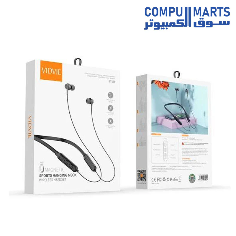 Vidvie BT859 Magnetic Neck Wireless Bluetooth Headset - Image 2