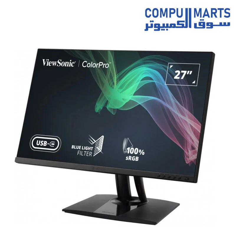 ViewSonic VP2756-2K 27inch  2K QHD Pantone Validated 100% sRGB  Monitor 60W USB-C - Image 5