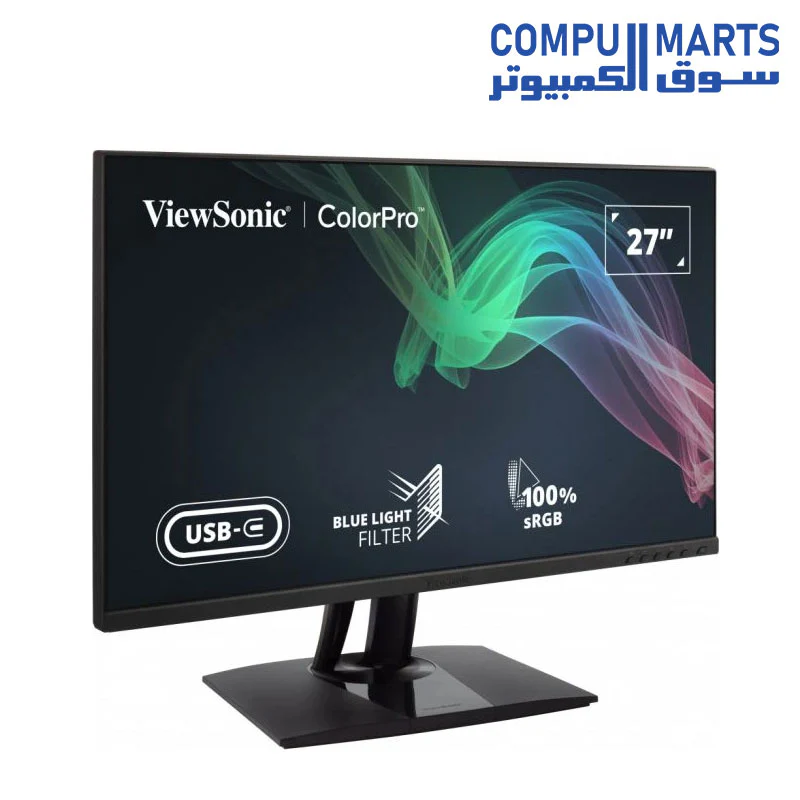 ViewSonic VP2756-2K 27inch  2K QHD Pantone Validated 100% sRGB  Monitor 60W USB-C - Image 8