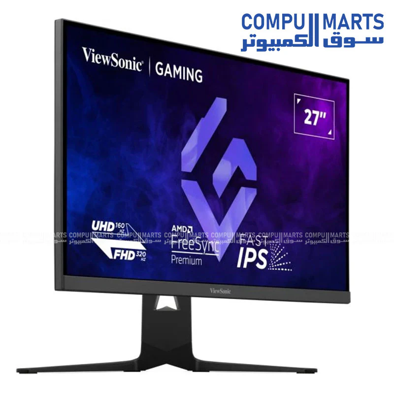 ViewSonic XG275D1-4K – 27" UHD 4K Dual Mode Gaming Monitor – 160Hz, 0.5ms, HDR10, FreeSync/G-Sync - Image 2
