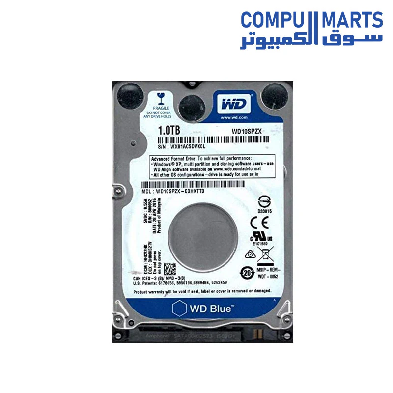 WD Blue 1TB SATA laptop Hard Drive - Image 3