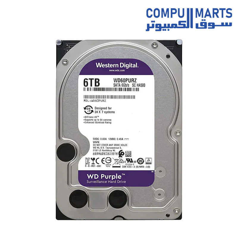Hard Drive - WD Purple Surveillance 3.5 2TB to 12TB - Image 6