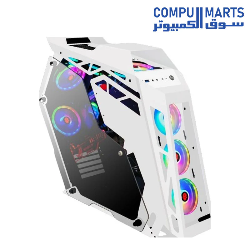 WJ CoolMan Star Plus Special Edition 8 Fans ARGB Gaming Case - Image 2