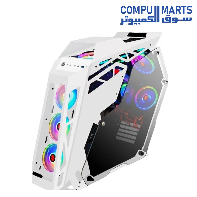 WJ CoolMan Star Plus Special Edition 8 Fans ARGB Gaming Case - Image 3