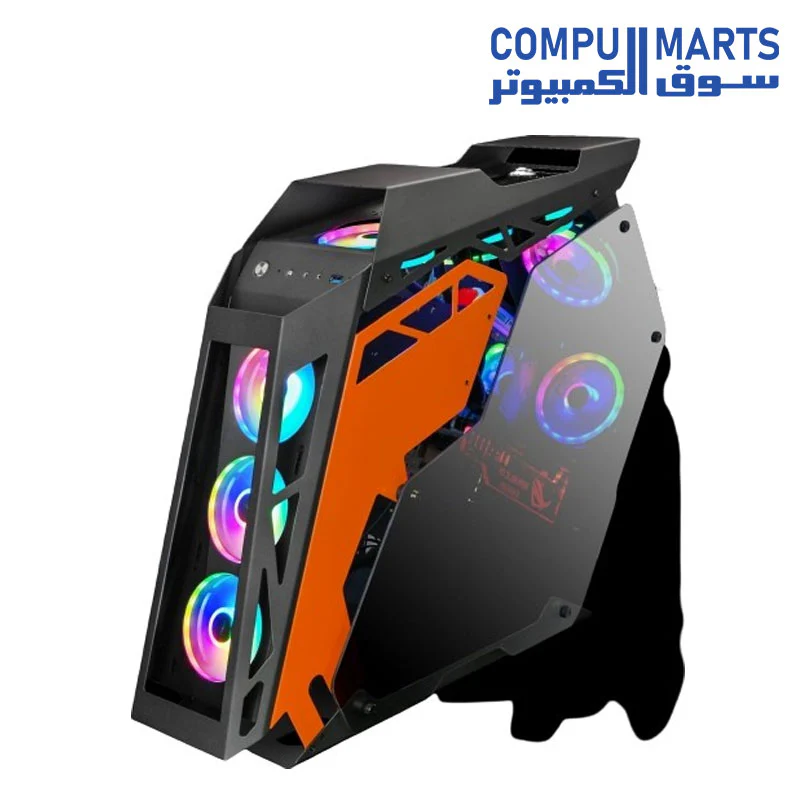 WJ CoolMan Star Plus Special Edition 8 Fans ARGB Gaming Case - Image 4