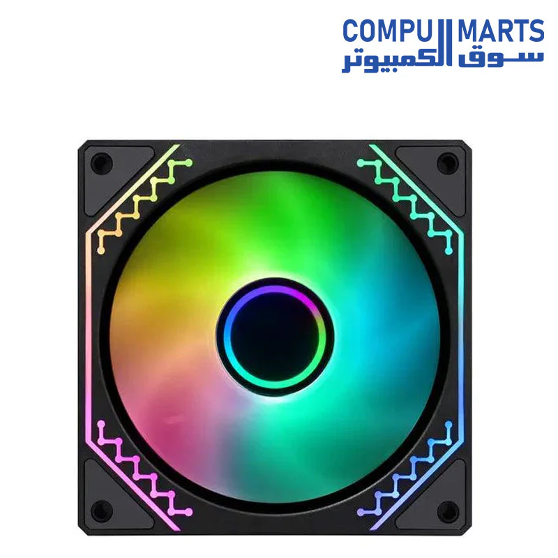 WJ Coolman Uni Fan ARGB Flash fan Single Pack 120mm - Image 2