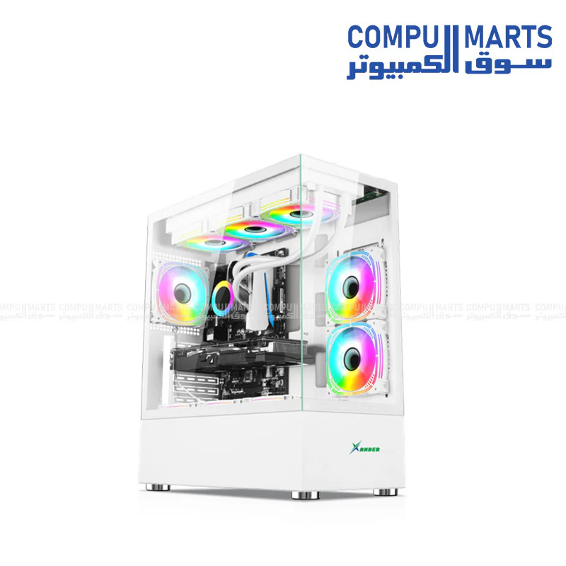 Xander Jupiter 6 ARGB Mid Tower Case with 850W PSU - Image 2