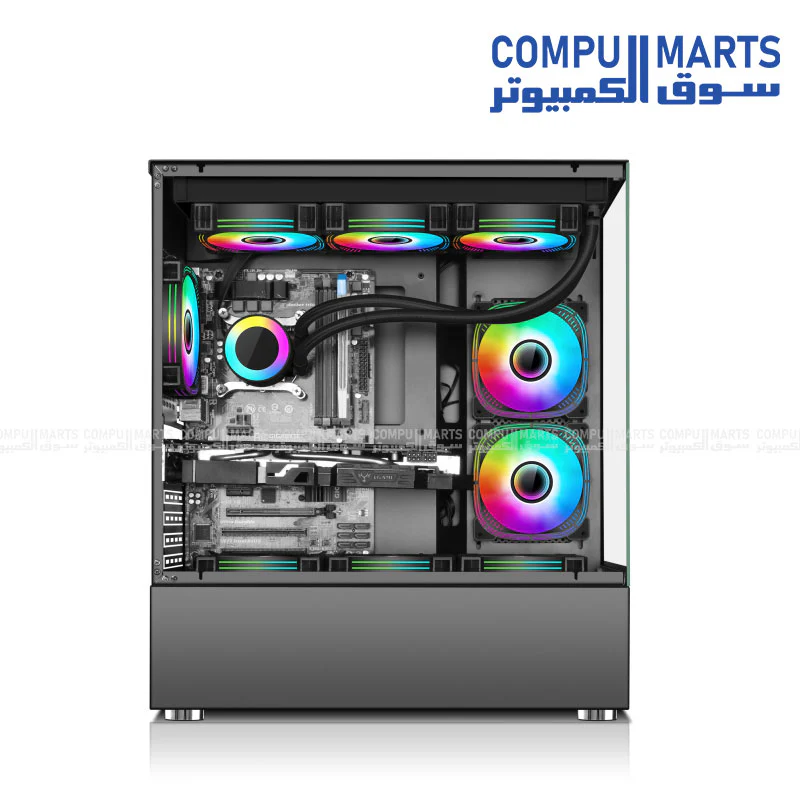 Xander Jupiter 6 ARGB Mid Tower Case with 850W PSU - Image 3
