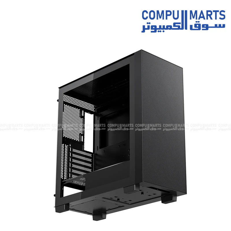 Xander Velox Max 4 ARGB Fan Mid Tower Black / White Gaming Case + 700W PSU - Image 2