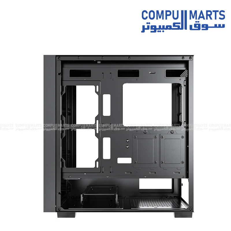 Xander Velox Max 4 ARGB Fan Mid Tower Black / White Gaming Case + 700W PSU - Image 3