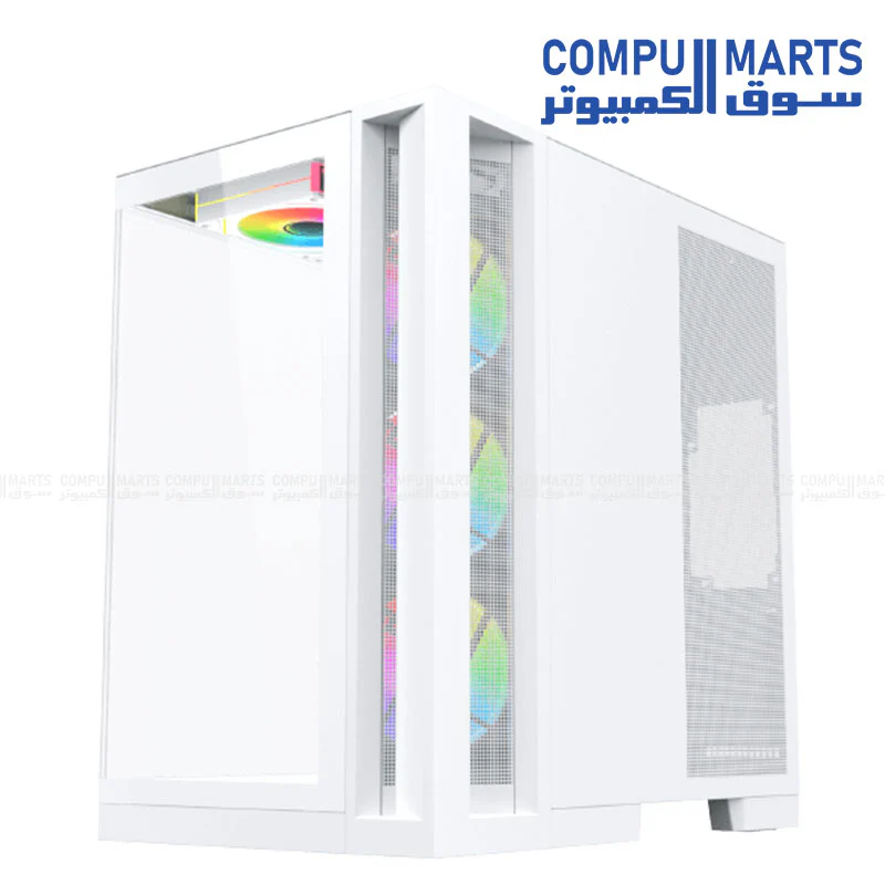 Xigmatek Aqua 7 E-ATX Gaming Case | USB-C | 360mm Liquid Cooling Support | Up to 410mm GPU Clearance | Steel Mid-Tower PC Case - Image 9