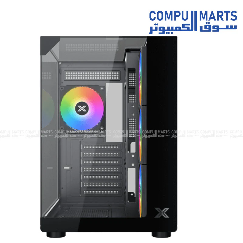 Xigmatek Aqua Compact 4 Fan ARGB PWM Mid Tower Case - Image 3