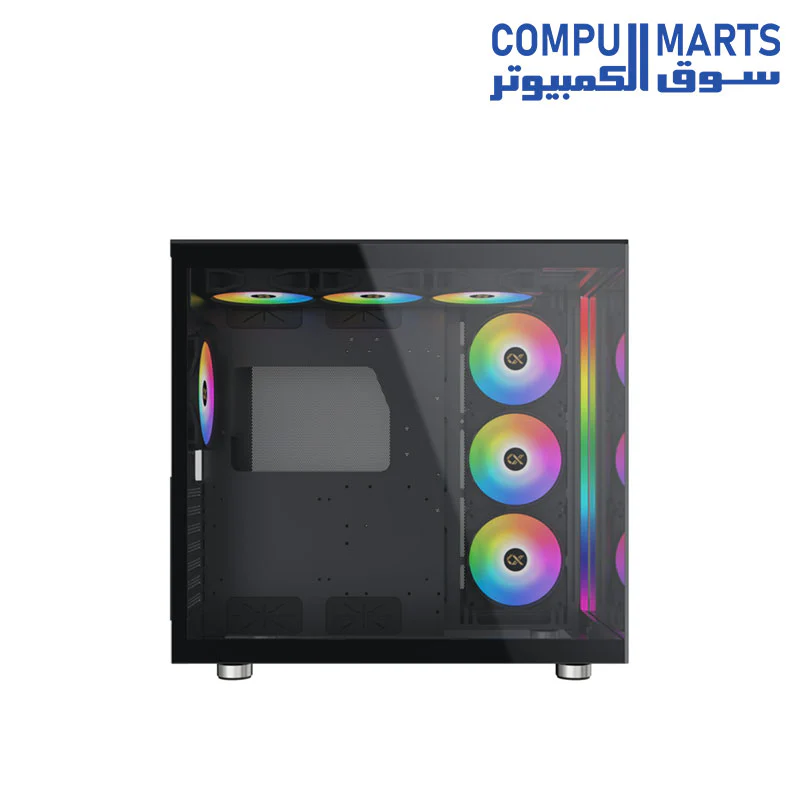 XIGMATEK AQUA Ultra Air With 7 ARGB Fans — EATX,U3x2+U2x2+Type C,Mesh Top,Front & Left TG,ARGB Strip,7PCS Z20A&Galaxy II Fan Control Kit - Image 4