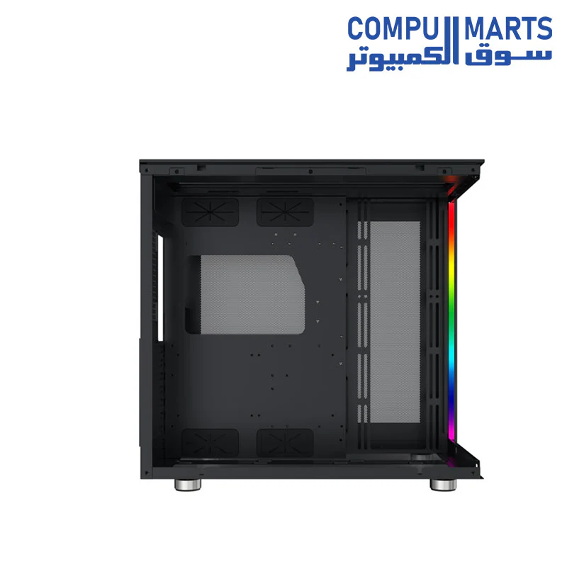 XIGMATEK AQUA Ultra Air With 7 ARGB Fans — EATX,U3x2+U2x2+Type C,Mesh Top,Front & Left TG,ARGB Strip,7PCS Z20A&Galaxy II Fan Control Kit - Image 5