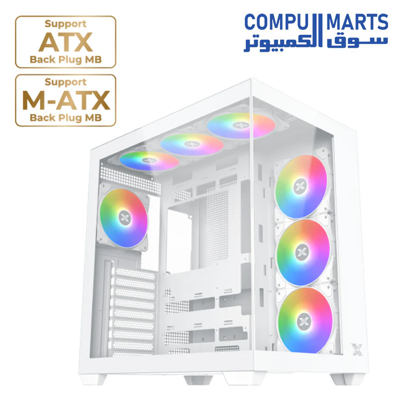 Xigmatek Aqua V Air Type C Argb Mid Tower Case  (Type C ) - Image 3