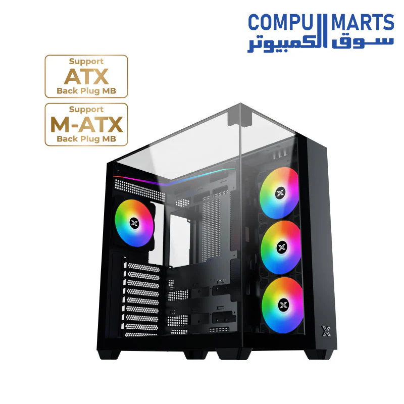 Xigmatek Aqua V Type C Argb Mid Tower Case (Type C ) - Image 2