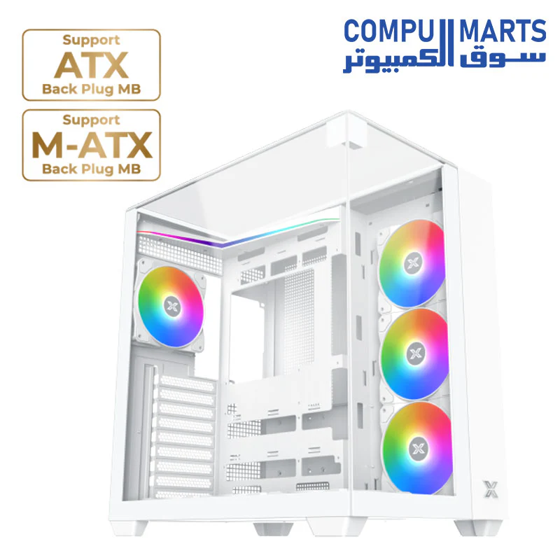 Xigmatek Aqua V Type C Argb Mid Tower Case (Type C ) - Image 3