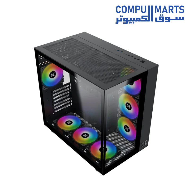 Xigmatek Aquarius Pro 7 FAN ARGB TYPE C Mid Tower Case - Image 2
