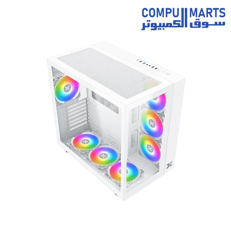 Xigmatek Aquarius Pro 7 FAN ARGB TYPE C Mid Tower Case - Image 6