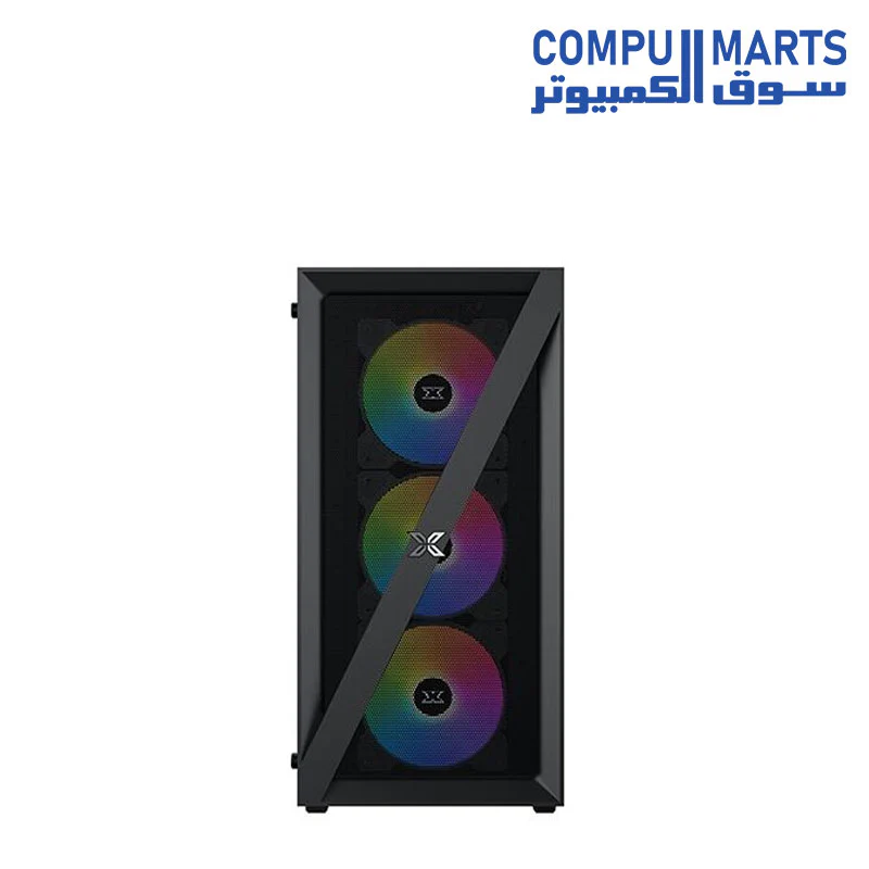 XIGMATEK BLADE FIXED RGB 4 FAN MID TOWER Case - Image 2