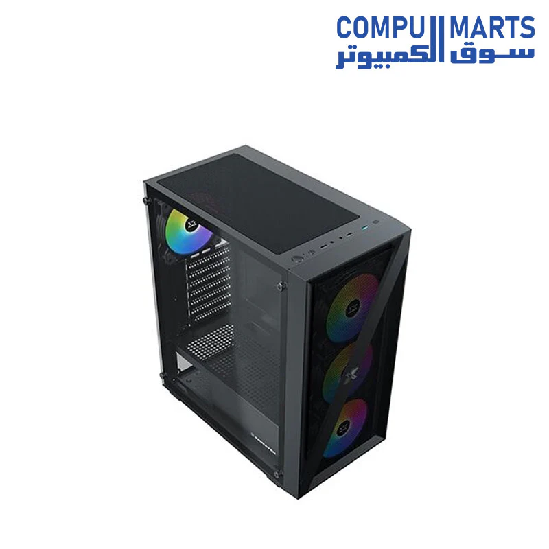 XIGMATEK BLADE FIXED RGB 4 FAN MID TOWER Case - Image 4