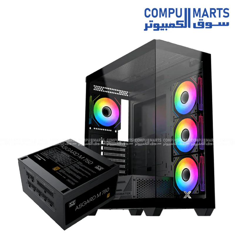 Xigmatek Blast 4 FAN ARGB Radiator Support 360 + X-Power 80 Plus  Super Tower Case - Image 6